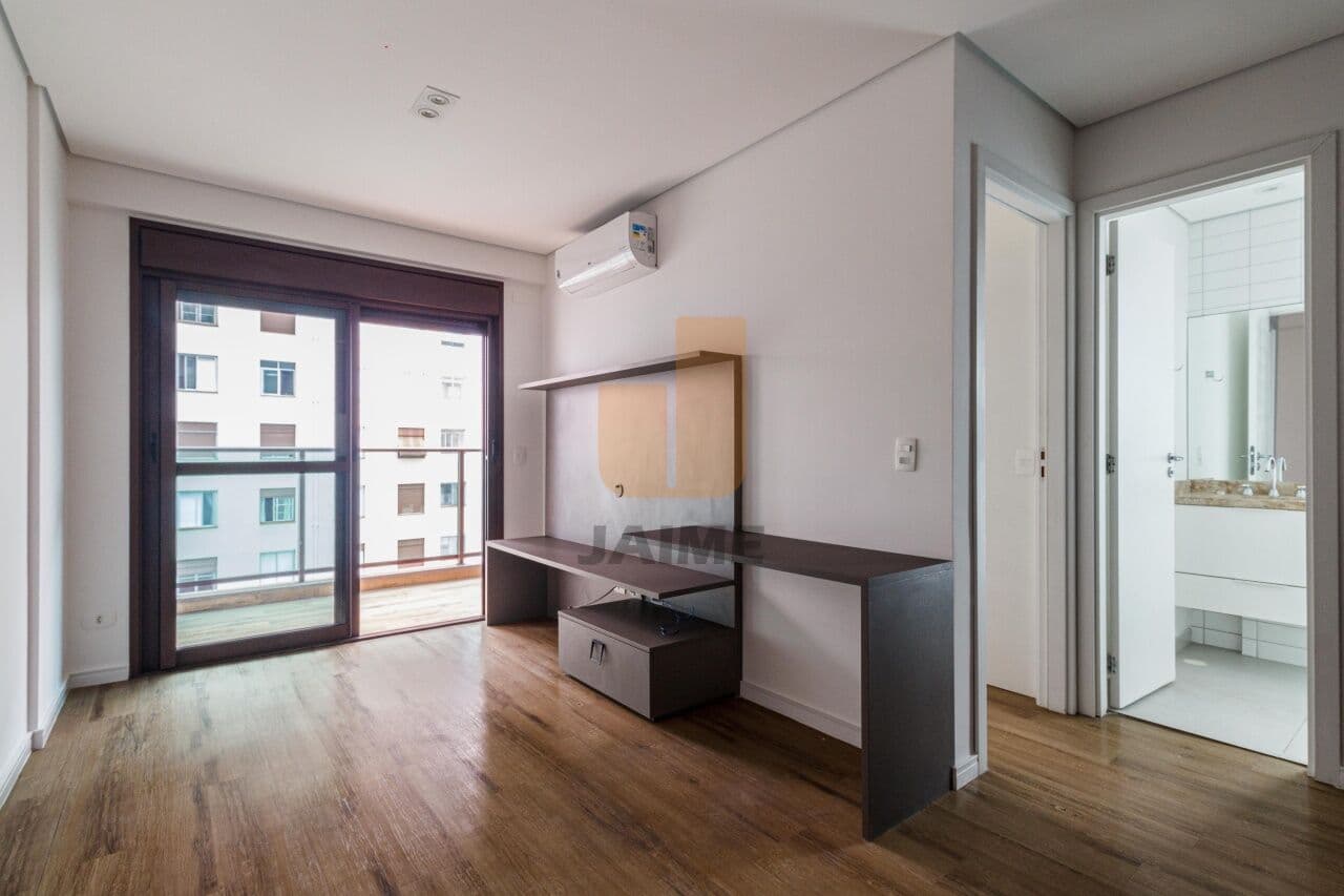 Apartamento de 1 dormitório na AL Barros — Higienópolis, São Paulo