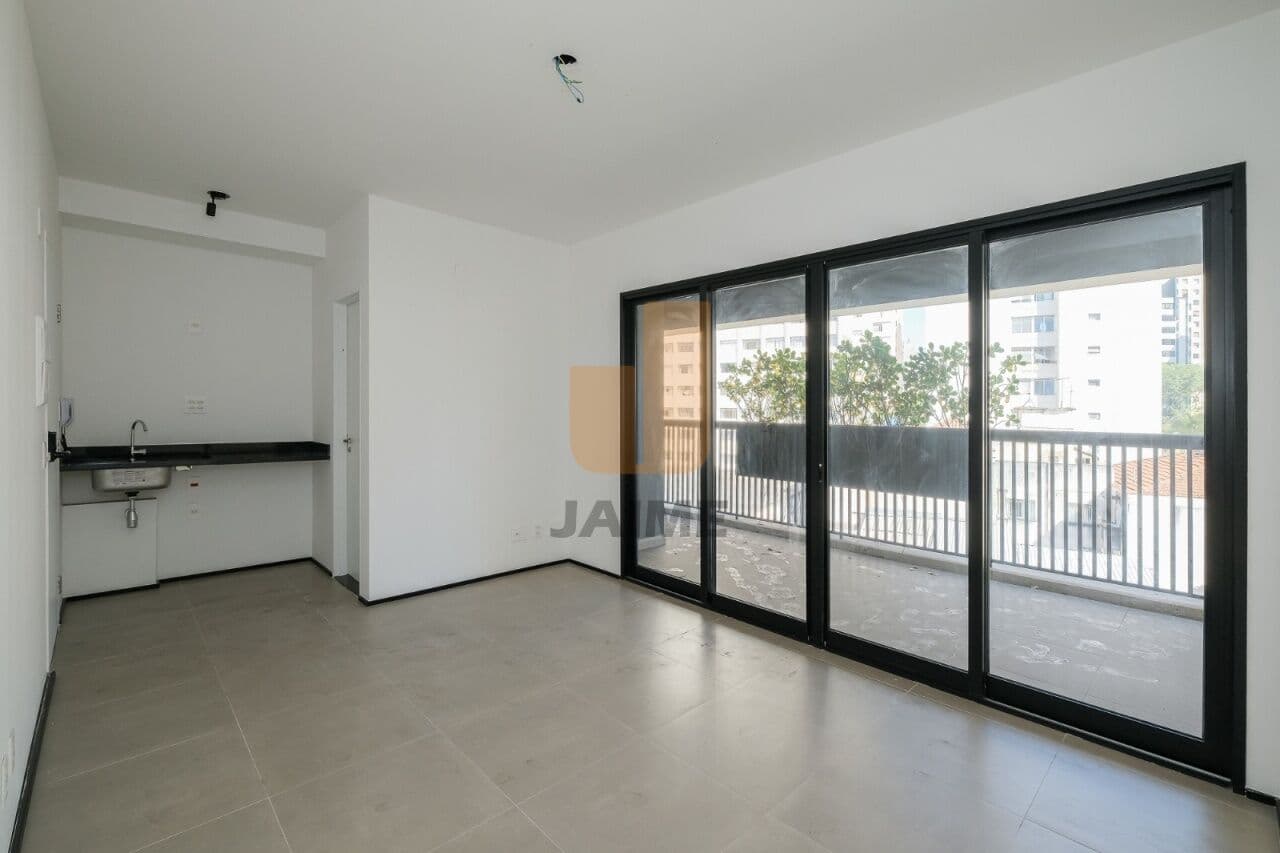 Apartamento de 1 dormitório na R Das Palmeiras — Higienópolis, São Paulo