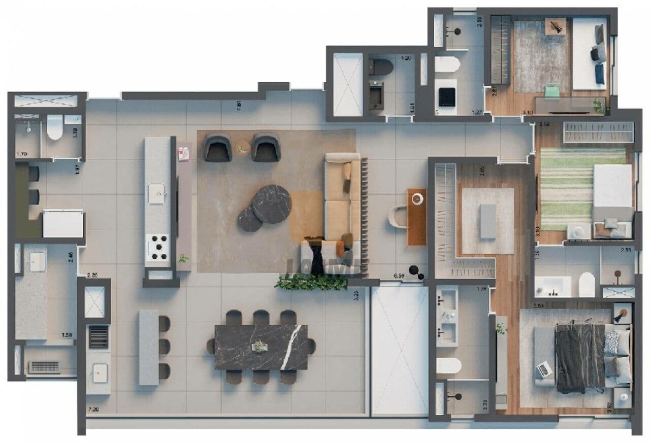 Apartamento de 3 dormitórios na R Leonardo Nunes — Vila Clementino, São Paulo - foto 2