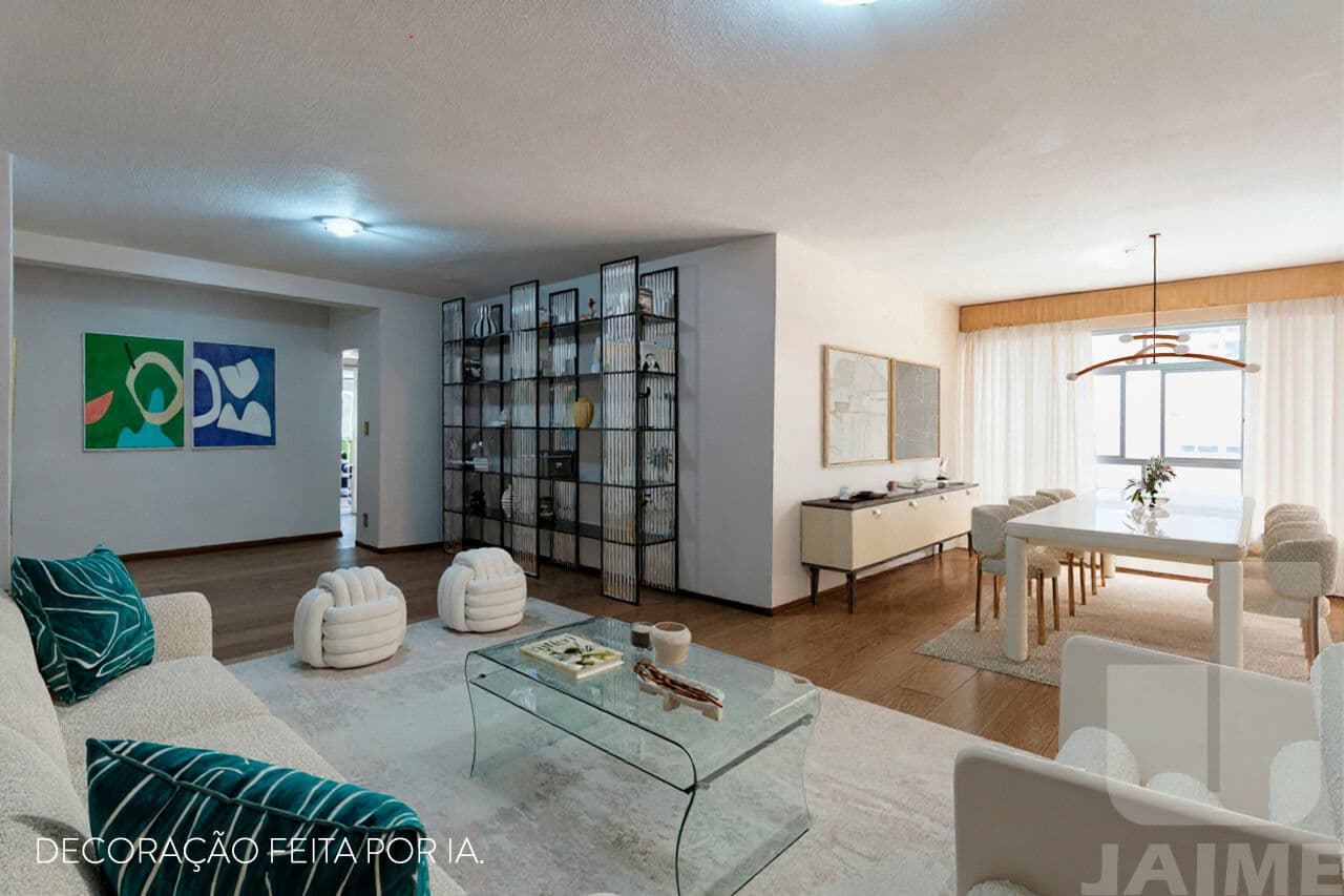 Apartamento de 3 dormitórios na R Itacolomi — Higienópolis, São Paulo