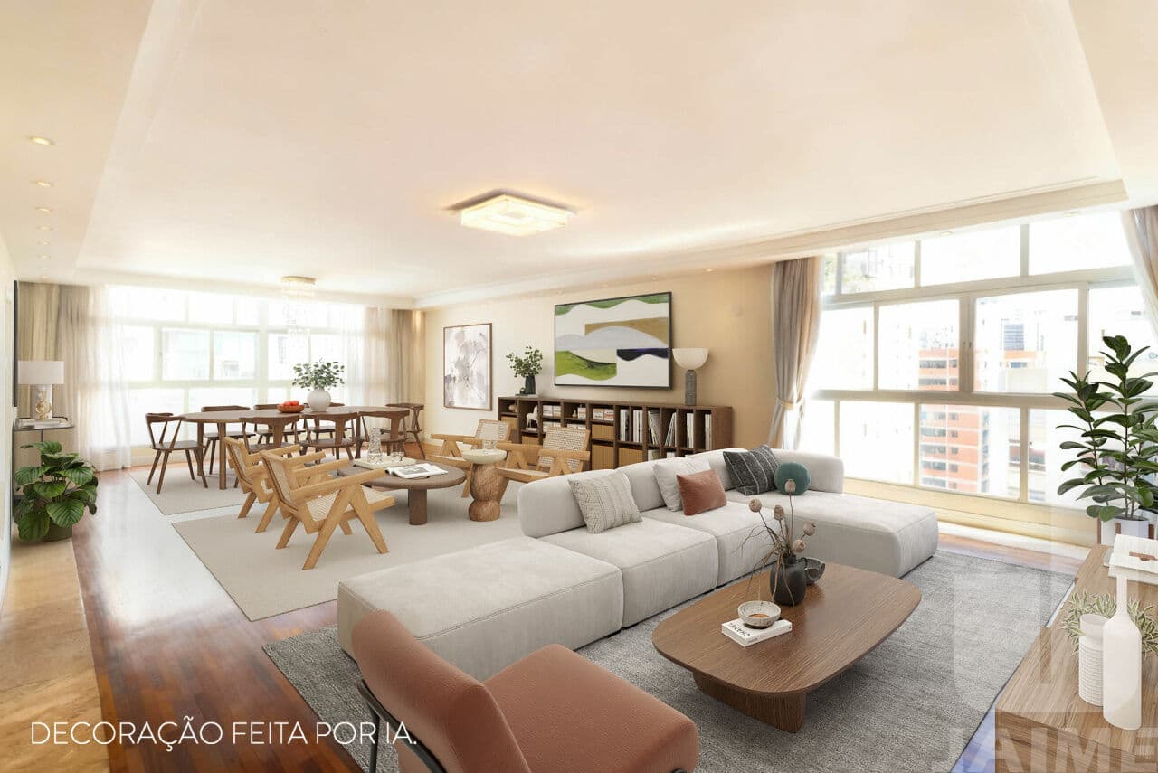 Apartamento de 3 dormitórios na R SERGIPE — Higienópolis, São Paulo