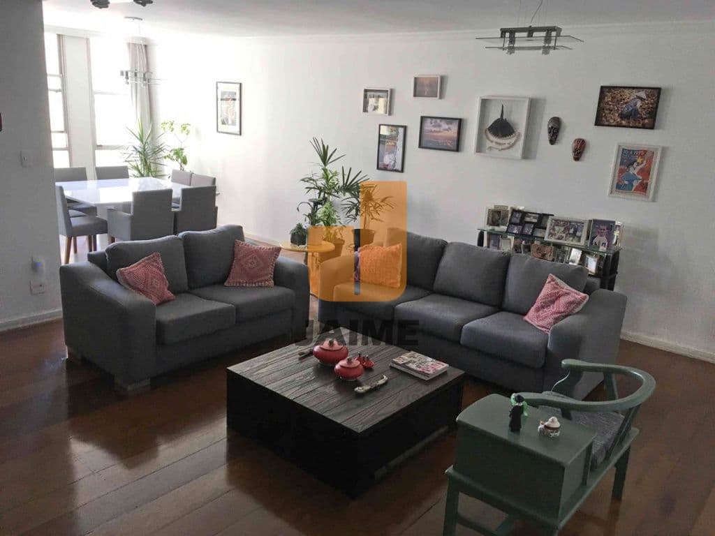 Apartamento de 3 dormitórios na AL BARROS — Higienópolis, São Paulo