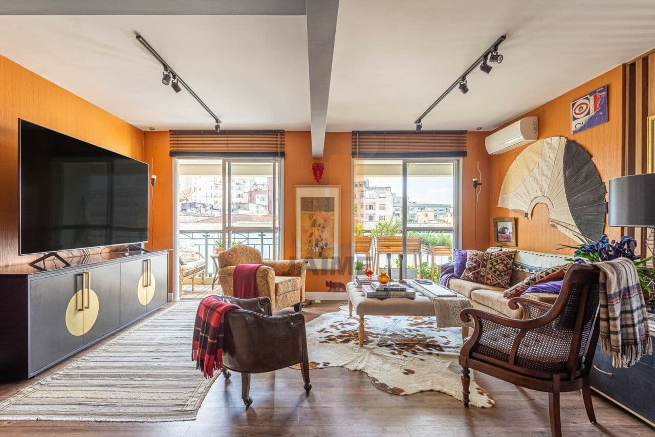Apartamento de 3 dormitórios na R DAS PALMEIRAS — Higienópolis, São Paulo
