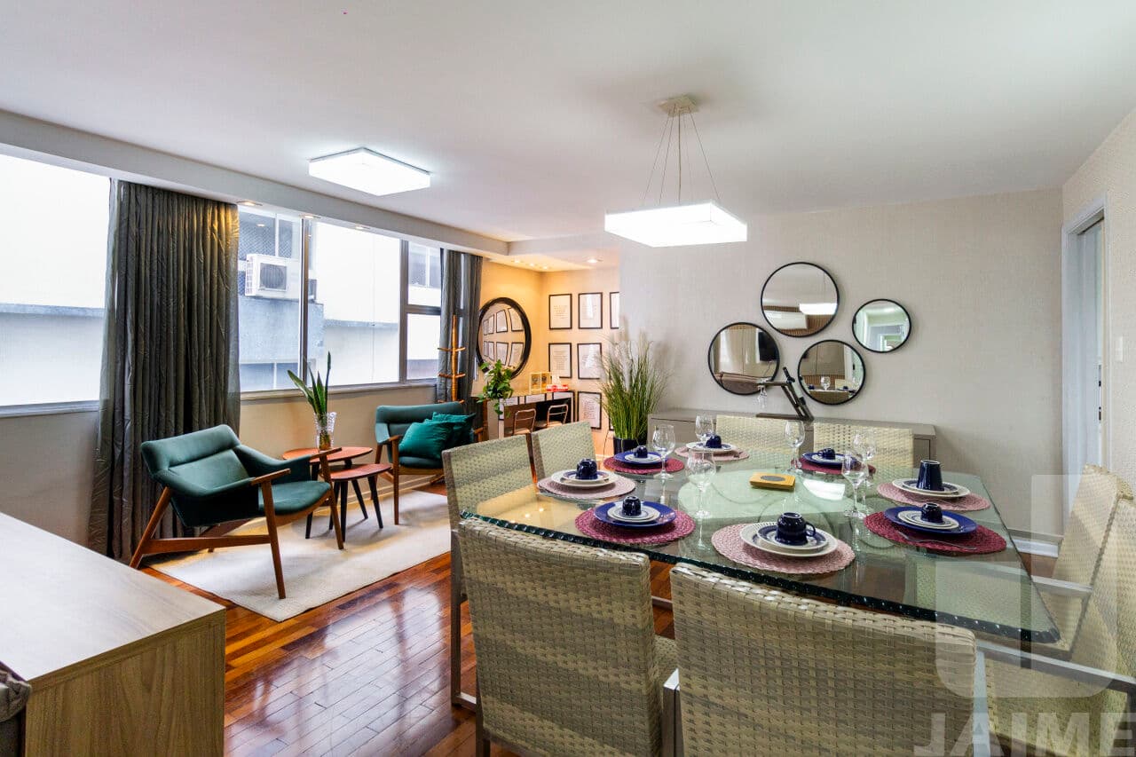 Apartamento de 3 dormitórios na R DOUTOR ALBUQUERQUE LINS — Higienópolis, São Paulo