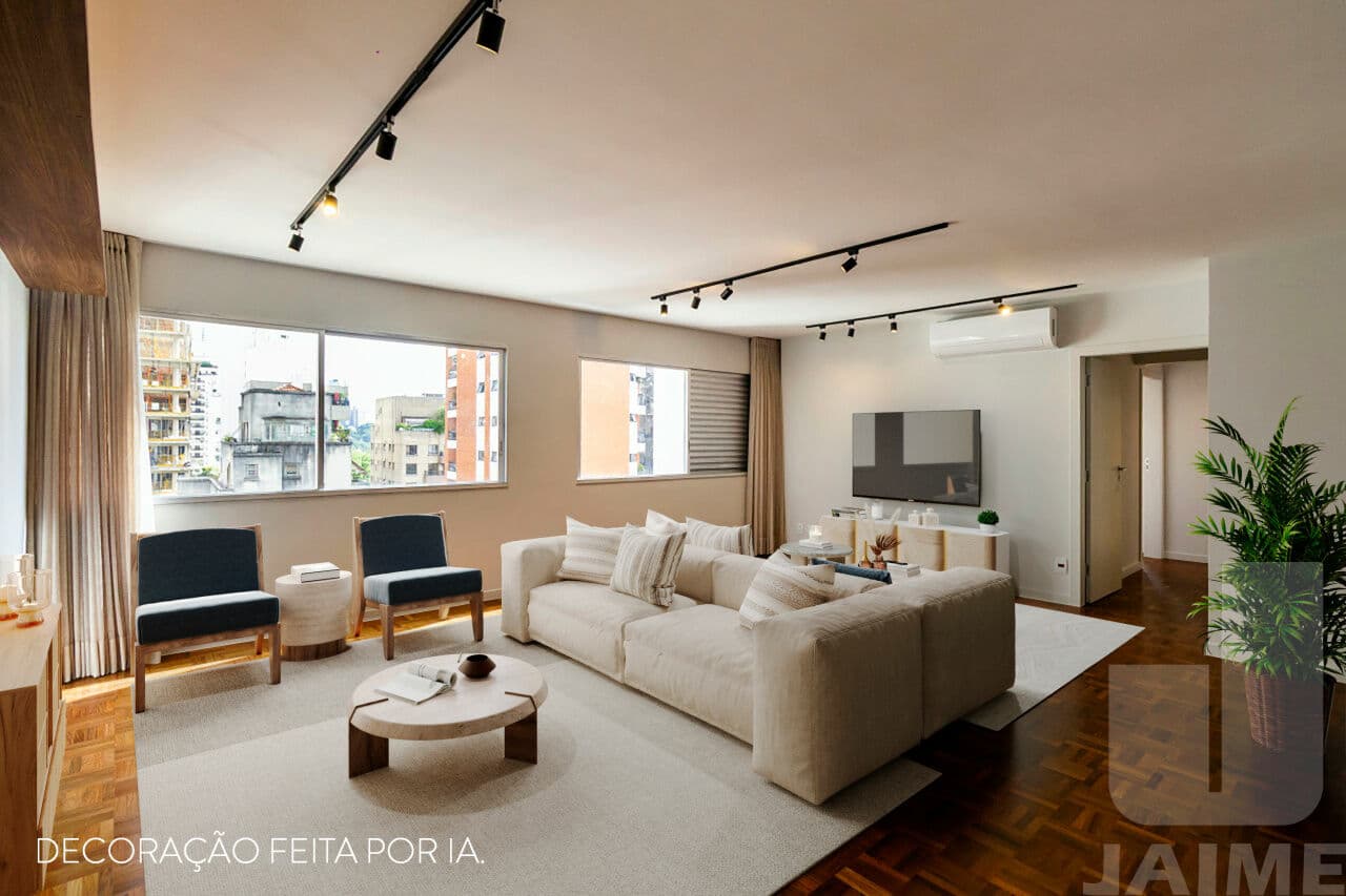 Apartamento de 2 dormitórios na R BAHIA — Higienópolis, São Paulo