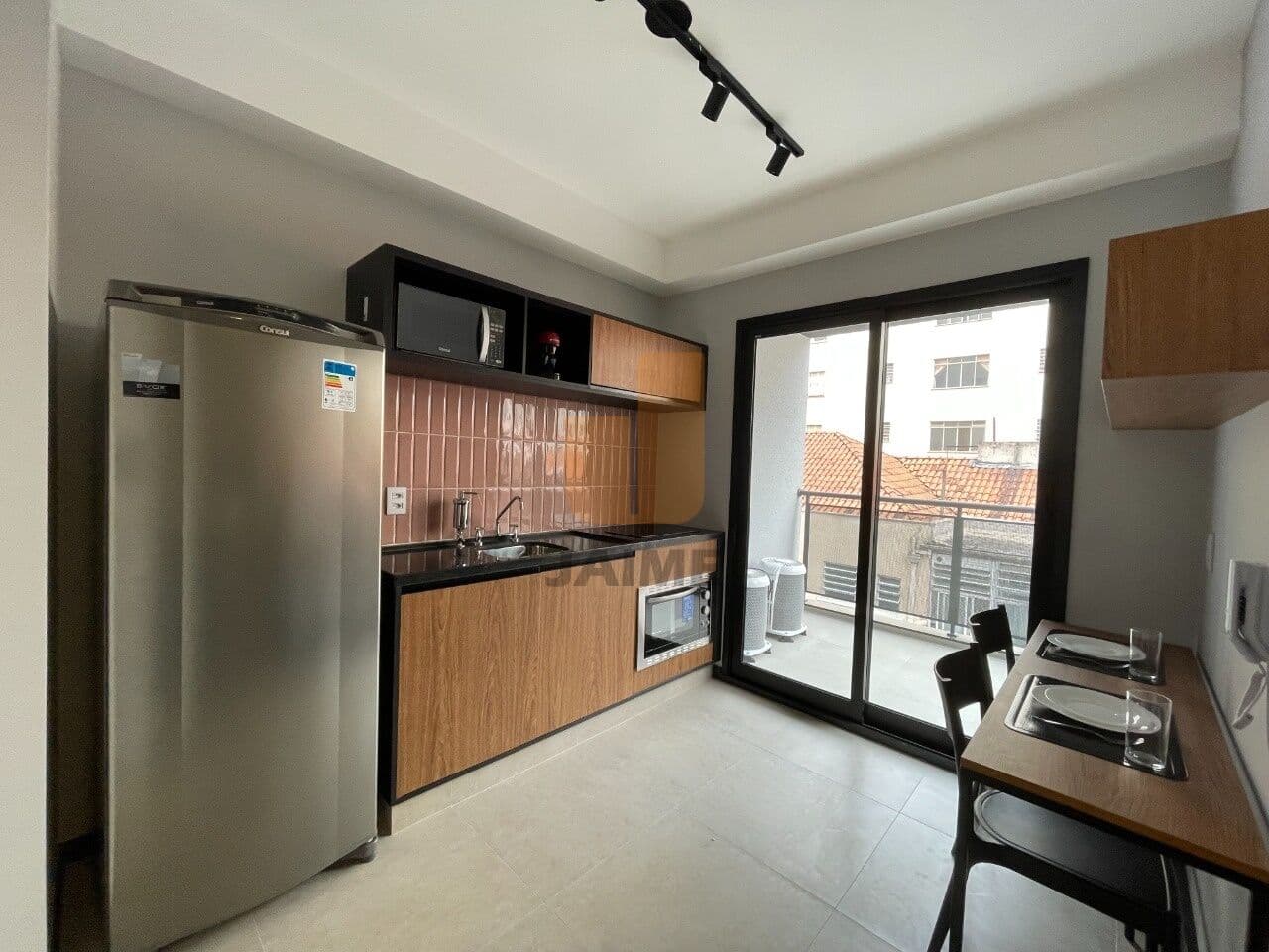 Apartamento de 1 dormitório na R Jaguaribe — Higienópolis, São Paulo