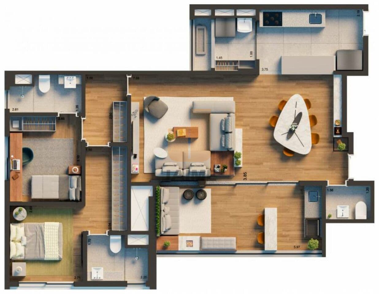 Apartamento de 2 dormitórios na R Leonardo Nunes — Vila Clementino, São Paulo - foto 2