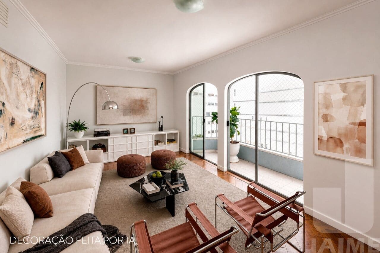 Apartamento de 3 dormitórios na R DOUTOR VEIGA FILHO — Higienópolis, São Paulo