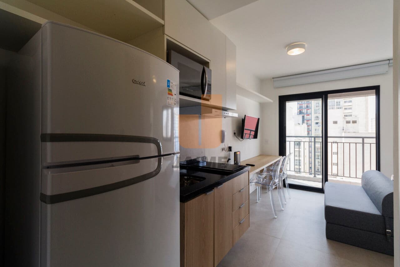 Apartamento de 1 dormitório na R Major Sertório — Vila Buarque, São Paulo
