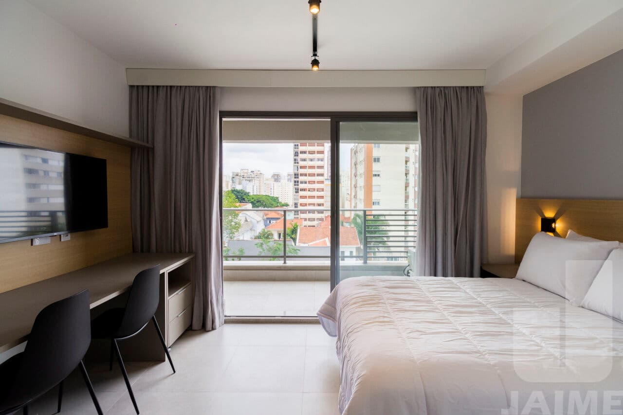 Apartamento de 1 dormitório na R Caraíbas — Perdizes, São Paulo