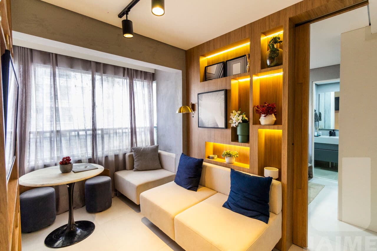 Apartamento de 1 dormitório na R Das Palmeiras — Santa Cecília, São Paulo