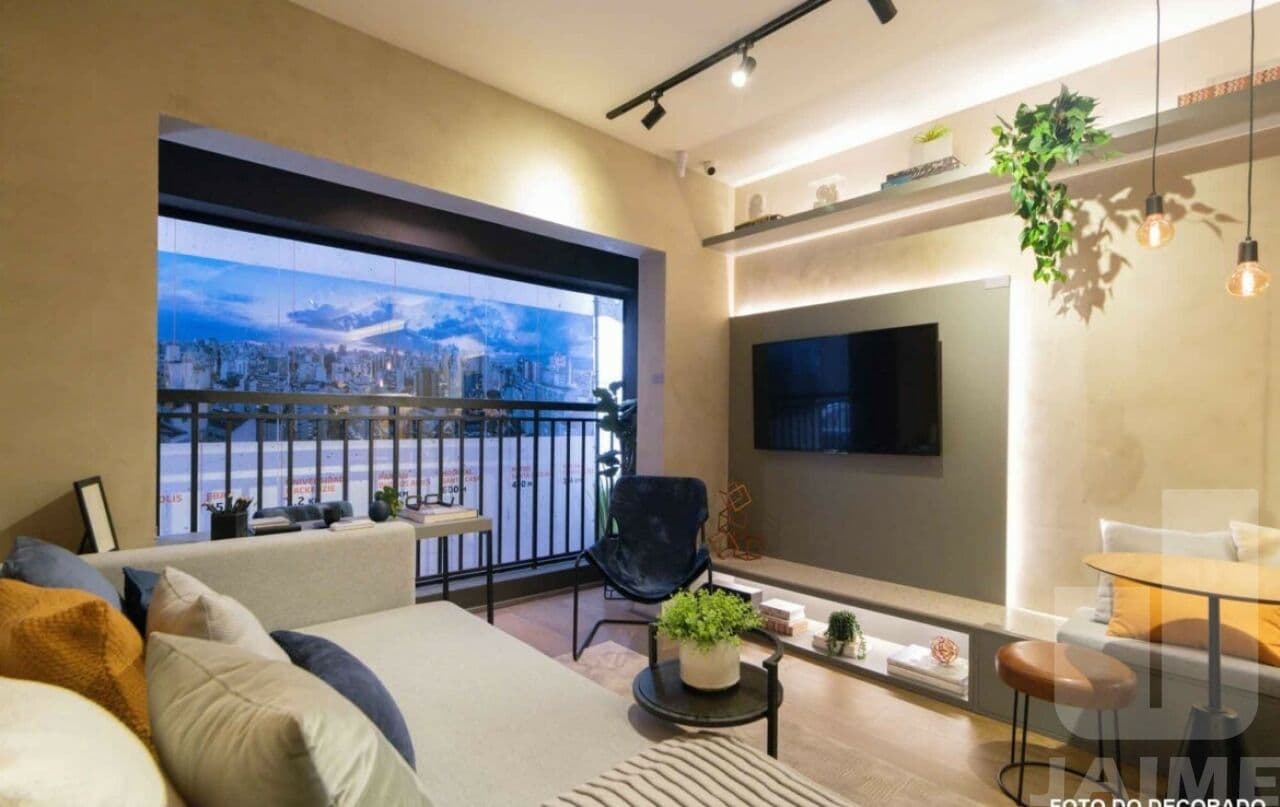 Apartamento de 1 dormitório na AL Barros — Santa Cecília, São Paulo