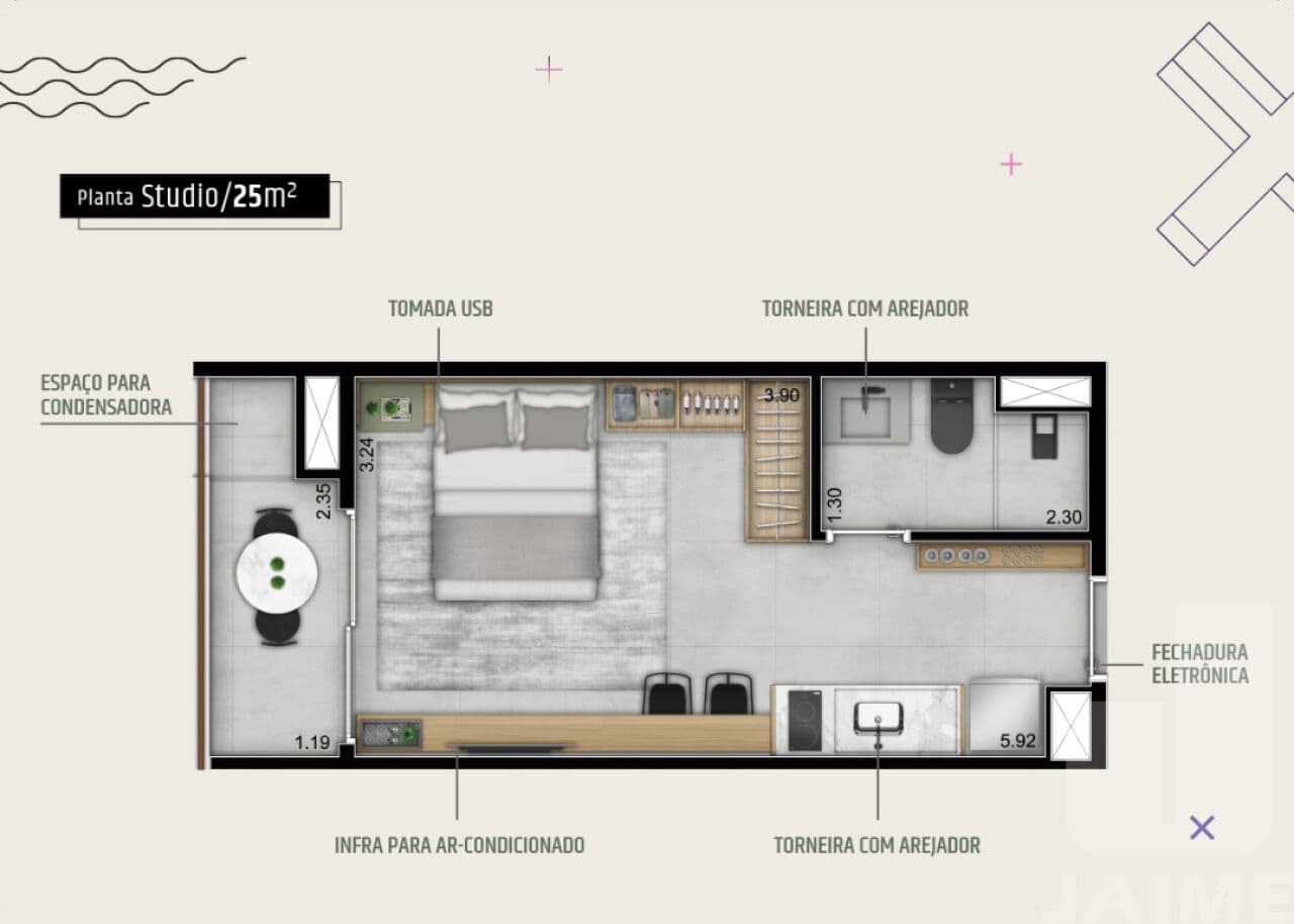 Apartamento de 1 dormitório na R Cunha Gago — Pinheiros, São Paulo - foto 2