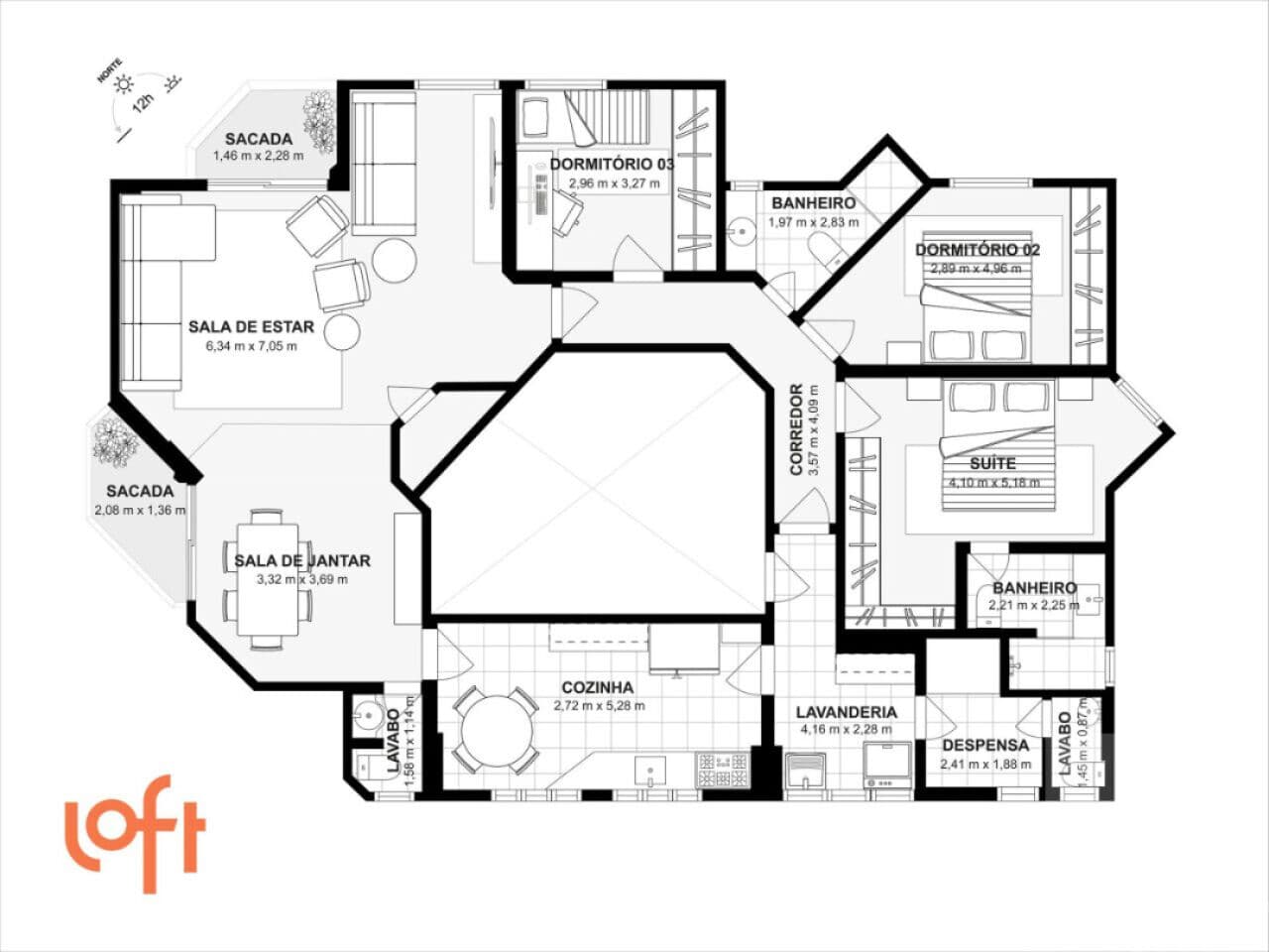 Apartamento de 3 dormitórios na AL Dos Tupiniquins — Planalto Paulista, São Paulo - foto 2