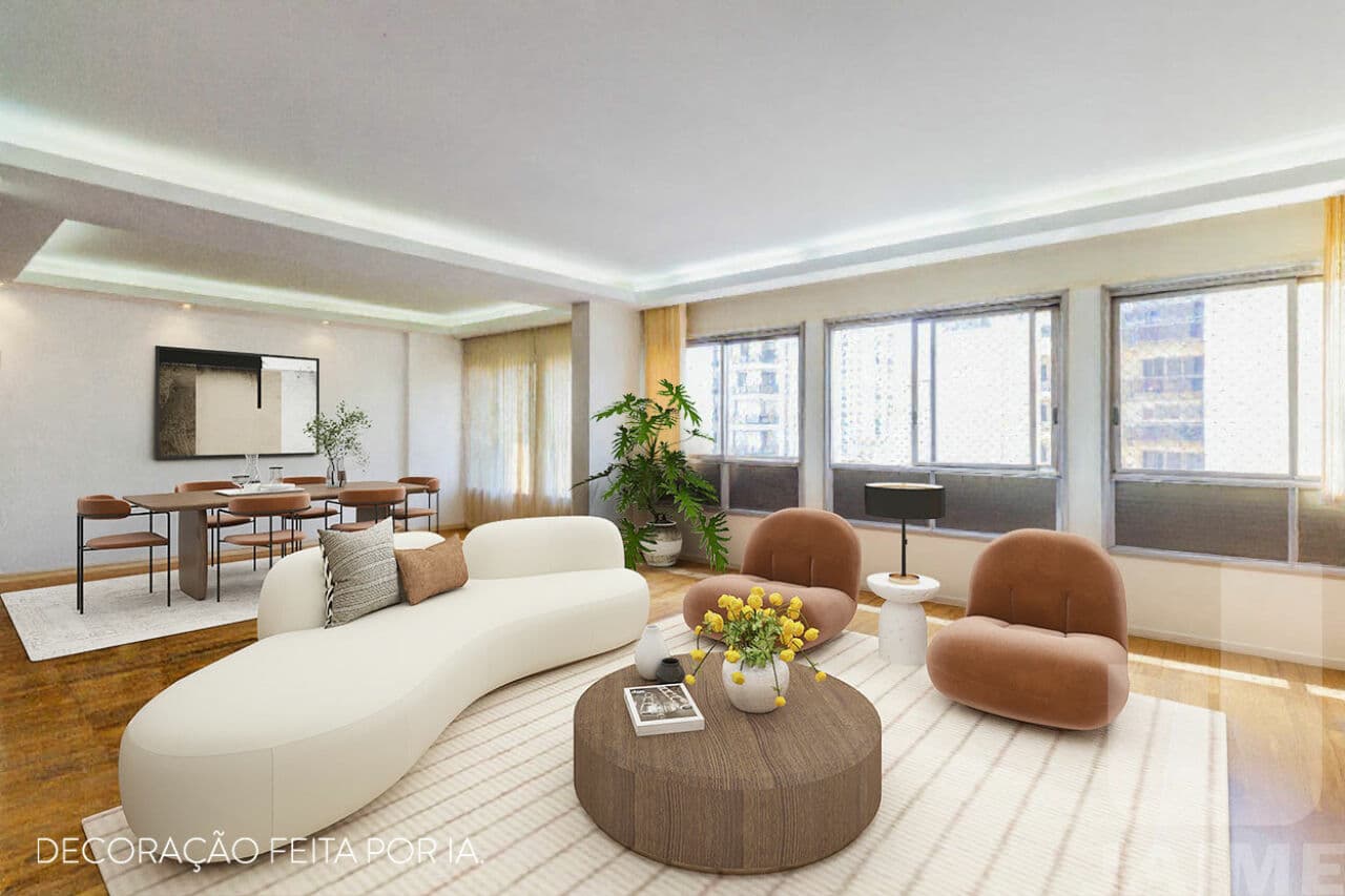 Apartamento de 3 dormitórios na R DOUTOR VEIGA FILHO — Higienópolis, São Paulo
