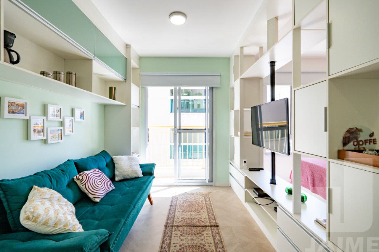 Apartamento de 1 dormitório na R Alves Guimarães — Pinheiros, São Paulo