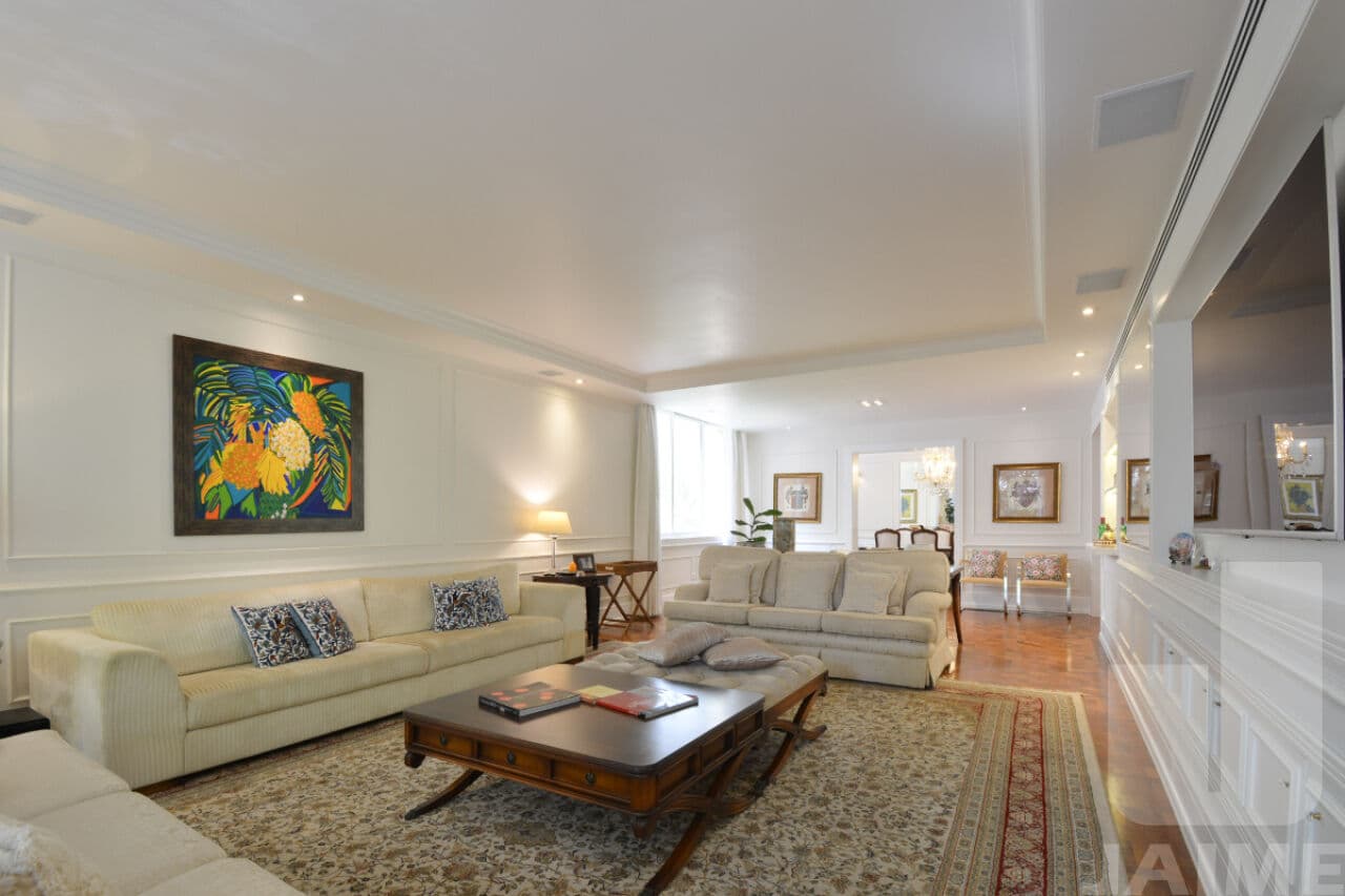 Apartamento de 4 dormitórios na AV Higienópolis — Higienópolis, São Paulo