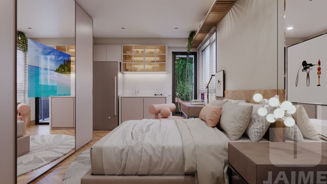 Apartamento de 1 dormitório na R Maria Antônia — Vila Buarque, São Paulo