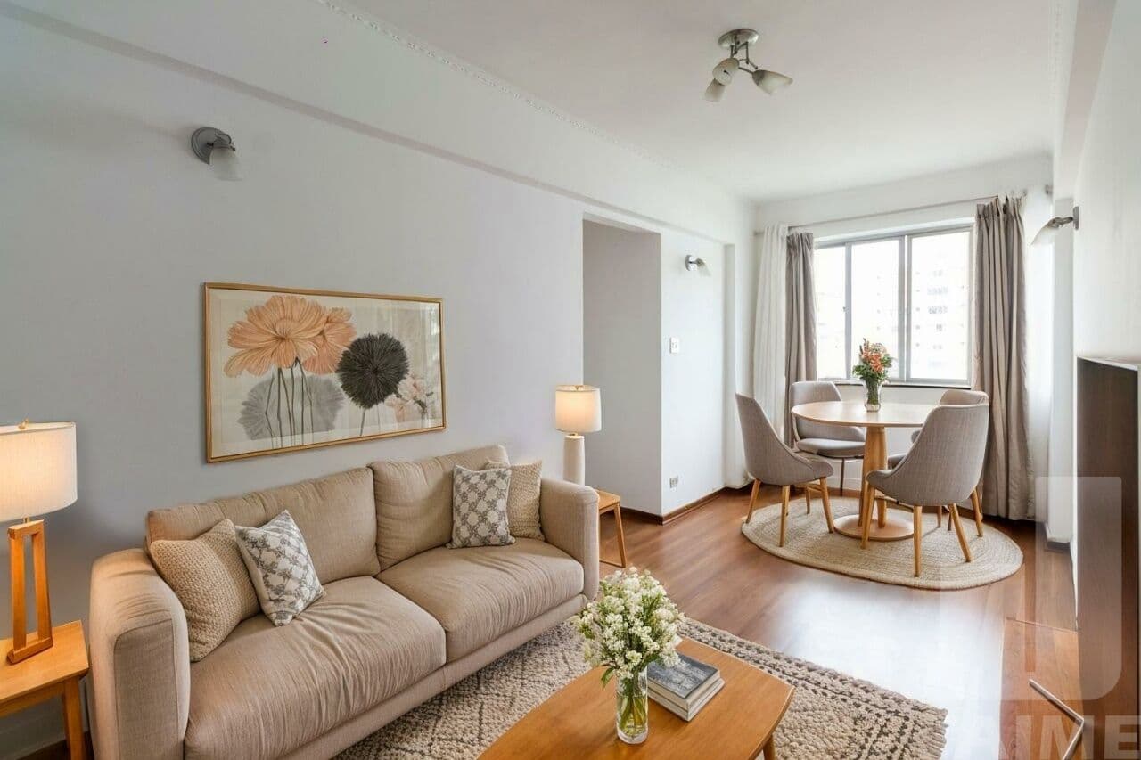 Apartamento de 1 dormitório na R Martim Francisco — Santa Cecília, São Paulo