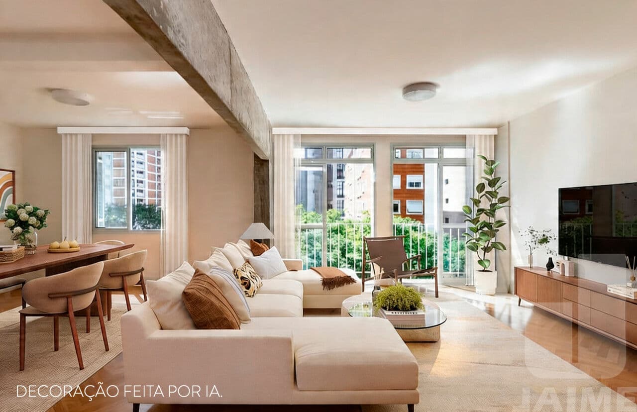 Apartamento de 2 dormitórios na R Haddock Lobo — Cerqueira César, São Paulo