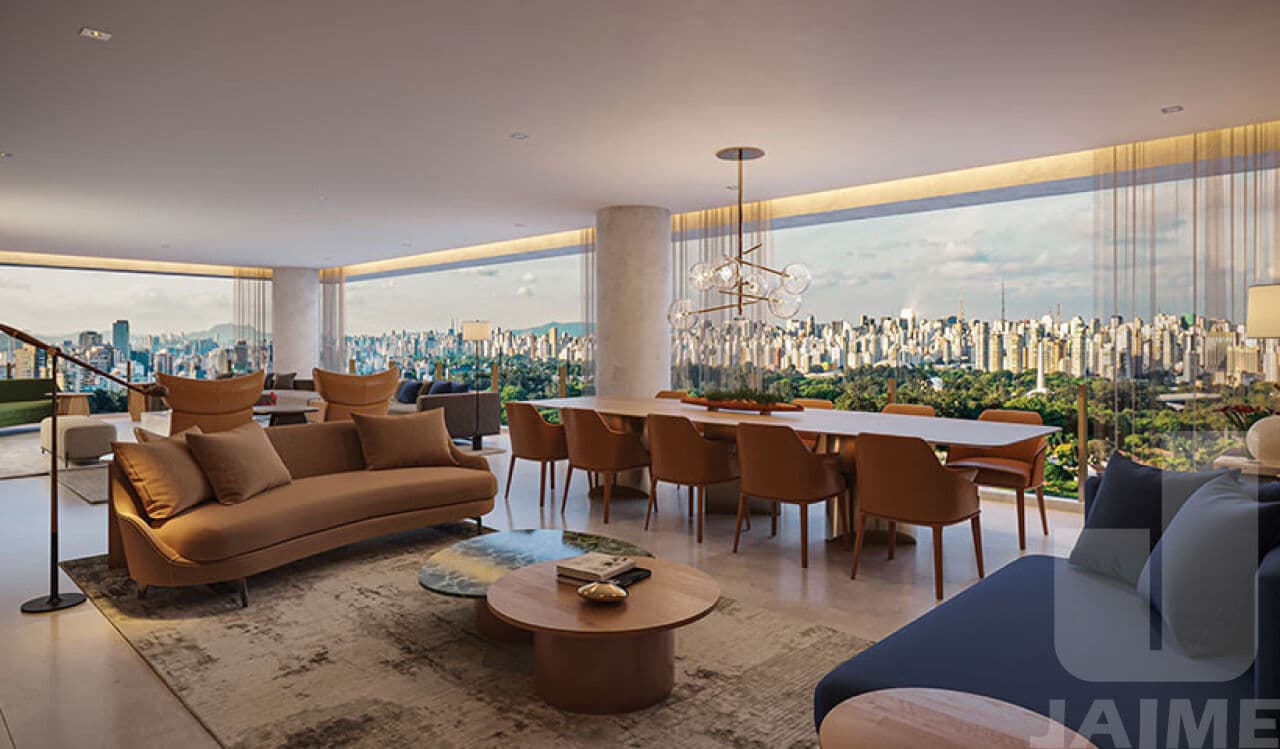 Apartamento de 4 dormitórios na AV República do Líbano — Ibirapuera, São Paulo