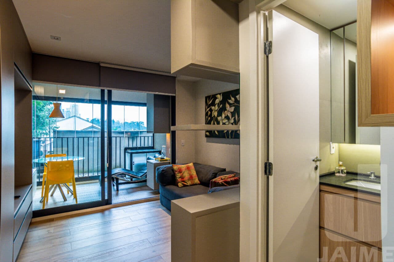 Apartamento de 1 dormitório na R Aimberê — Sumaré, São Paulo - foto 2