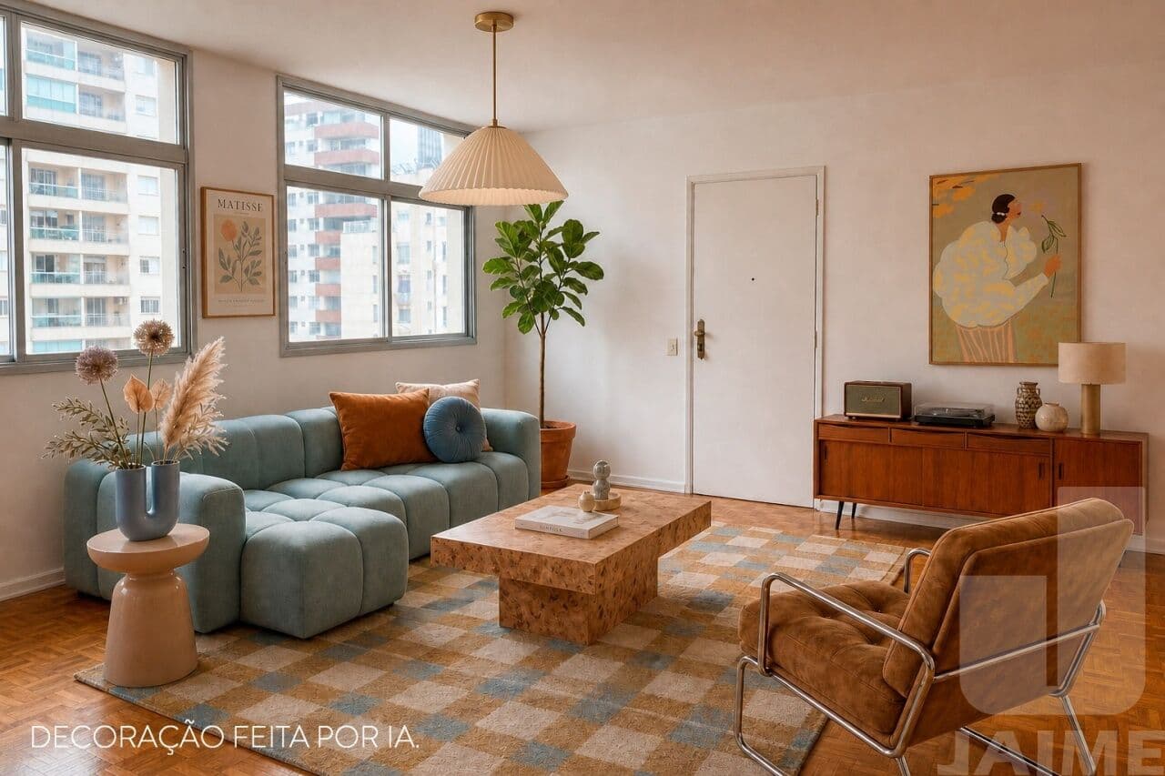 Apartamento de 3 dormitórios na R Doutor Albuquerque Lins — Santa Cecília, São Paulo