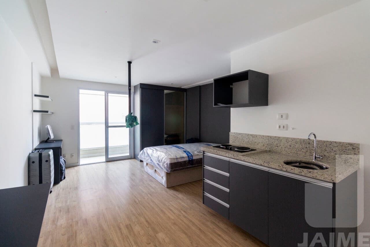 Apartamento de 1 dormitório na R Baronesa de Itu — Higienópolis, São Paulo