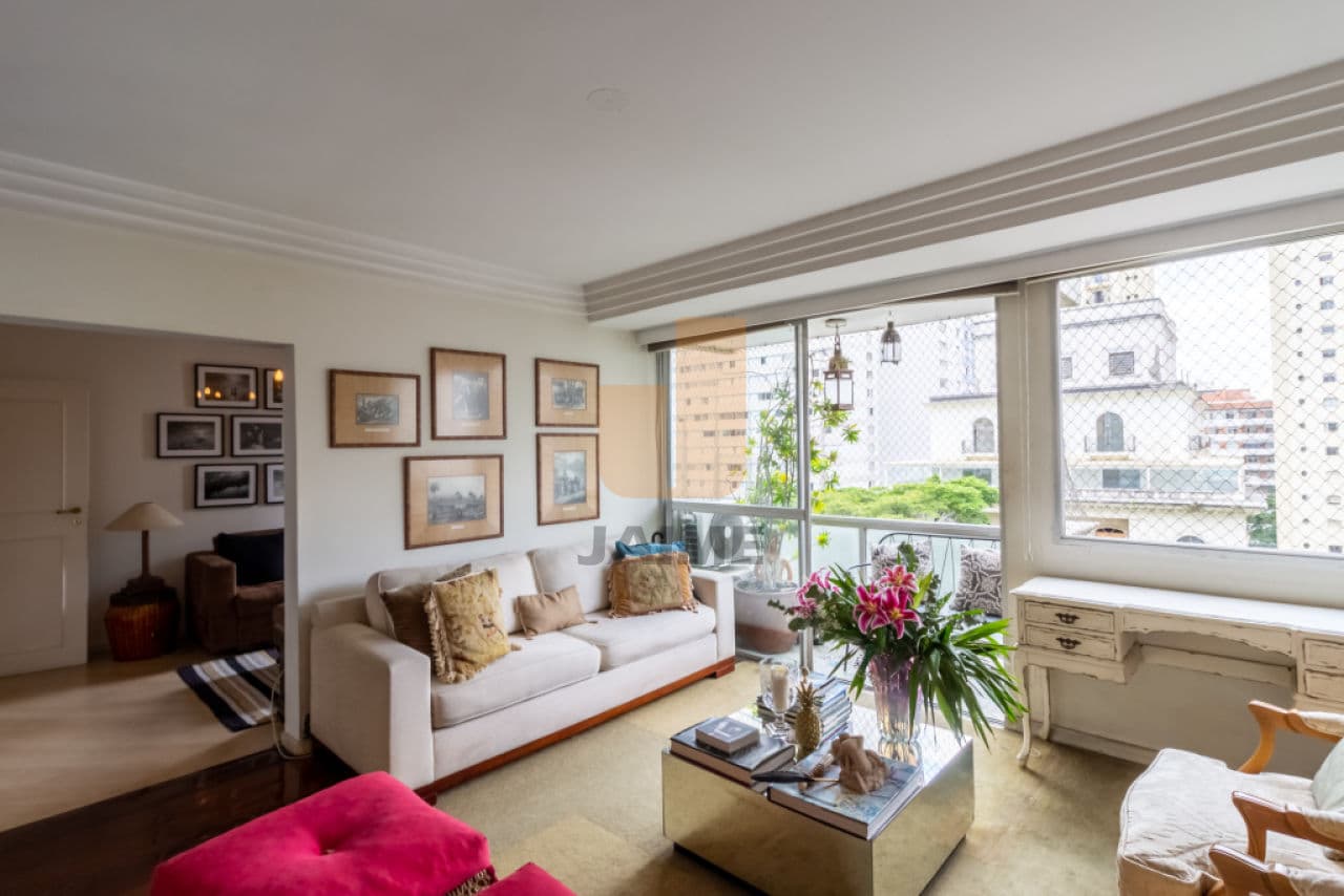Apartamento de 4 dormitórios na R DOUTOR ALBUQUERQUE LINS — Higienópolis, São Paulo