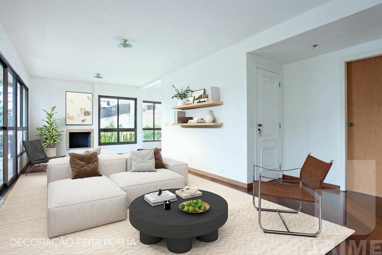 Apartamento de 3 dormitórios na R MANGABEIRAS — Higienópolis, São Paulo