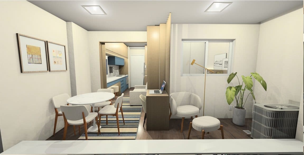 Apartamento de 1 dormitório na Rua Aimberê — Perdizes, São Paulo